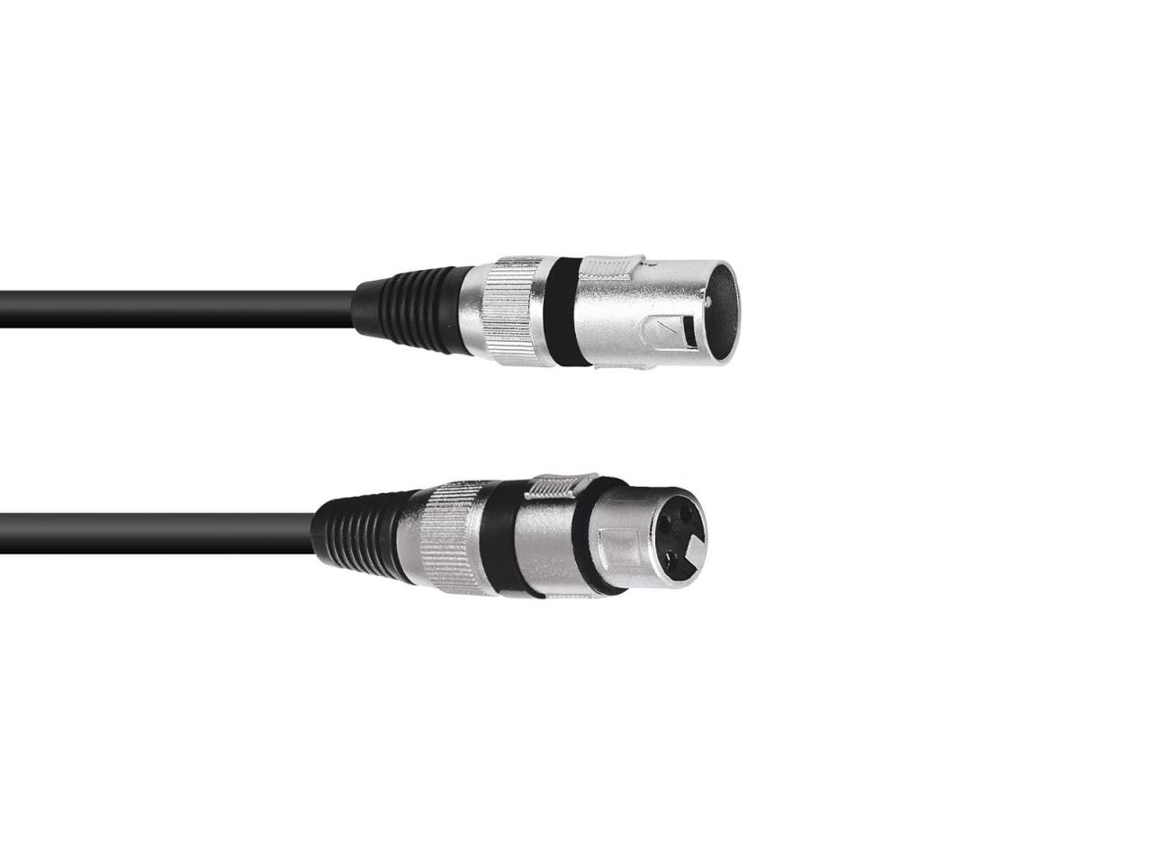 OMNITRONIC XLR Kabel 3pol 5m sw