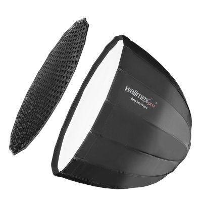 Matte Box Softbox Walimex Pro Plus OL 25x180 Cm - Per Fotografia Con Griglia E Maschere, Compatibile - 5