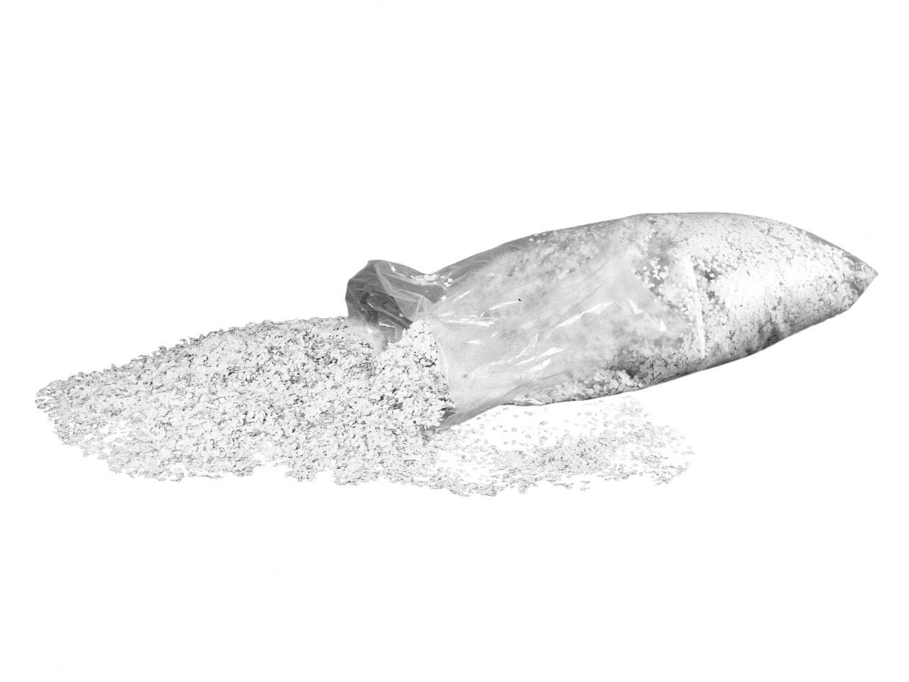 ACCESSORY Konfetti, wei?, UV-aktiv, 7mm 10kg