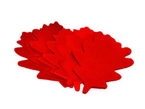 TCM FX Slowfall Konfetti Eichenbl?tter 120x120mm, rot, 1kg