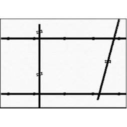 Deckenschiene 4,5 m schwarz