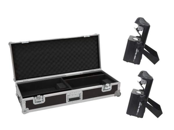 EUROLITE Set 2x LED TSL-1000 Scan + Case with trolley function