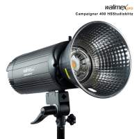 Walimex pro Newcomer 300 Studioflitser II - 300 Ws flitsvermogen, activeren via radio 2,4 GHz, LED-instellicht, flitsduur 1/800-1/1200s, Bowens/Walimex Pro-aansluiting, ideaal voor kleine studio's