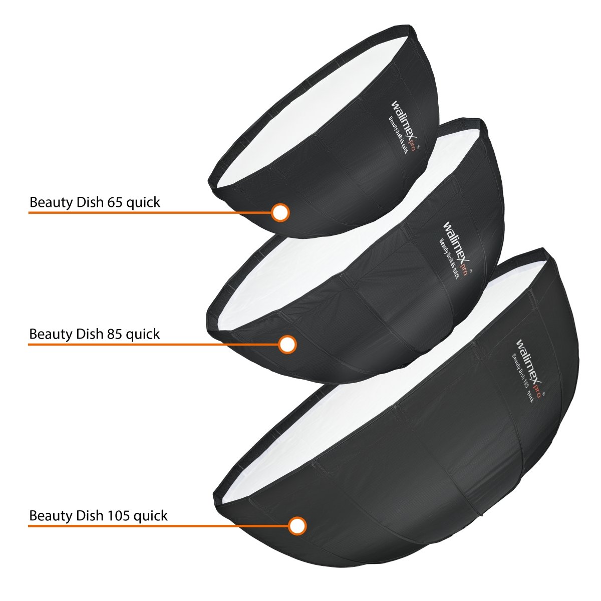 Walimex pro Studio Line Beauty Dish Softbox QA85 mit ...