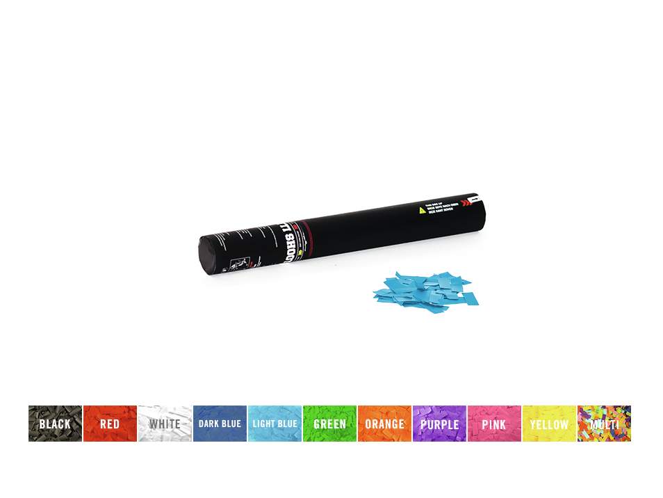 TCM FX Konfetti-Shooter 50cm, hellblau