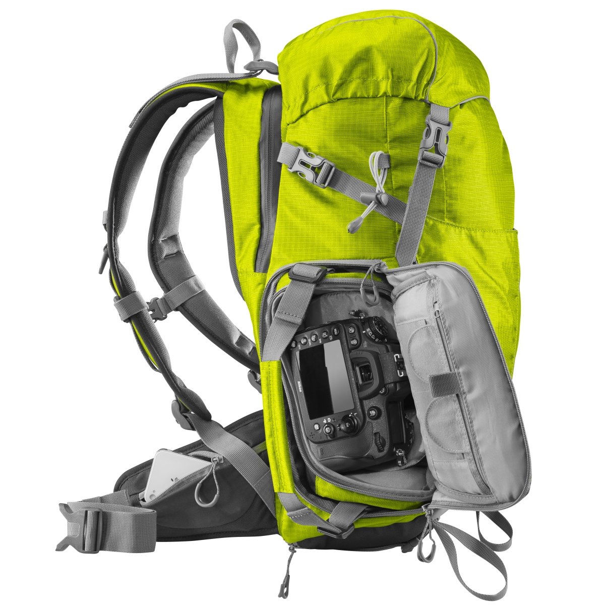 Mantona elements Outdoor Rucksack hellgrün
