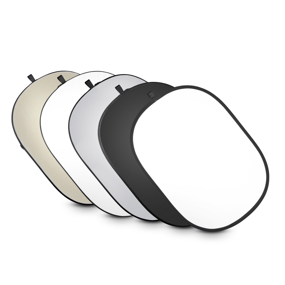 Walimex pro 2in1 Faltreflektor wavygold/weiß, 145x200