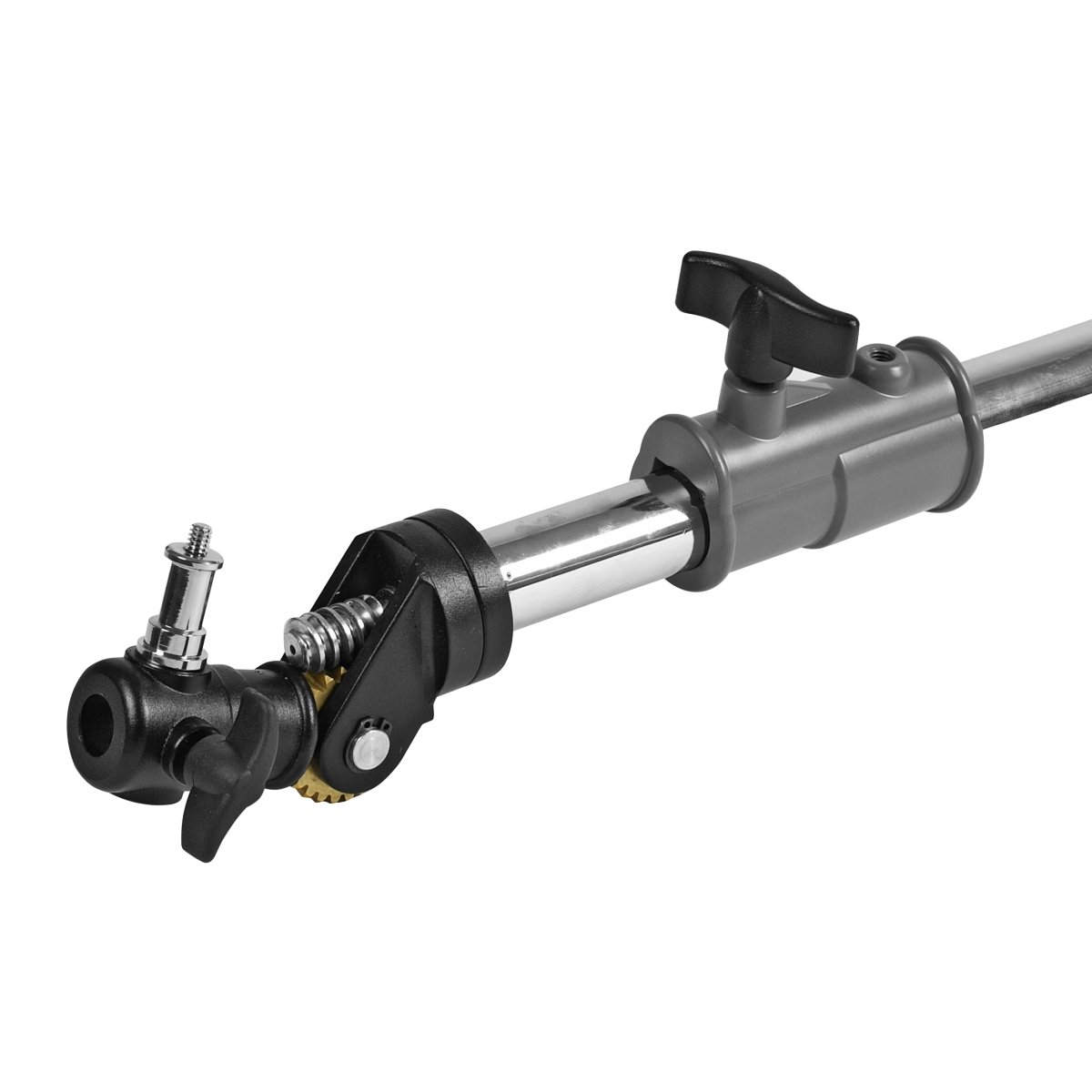 Walimex pro Wand-Lampenstativ Heavy Duty Deluxe mit Kurbel, 136-220cm