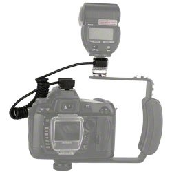 walimex Spiral-Blitzkabel Canon TTL,1/4 Zoll, 2m