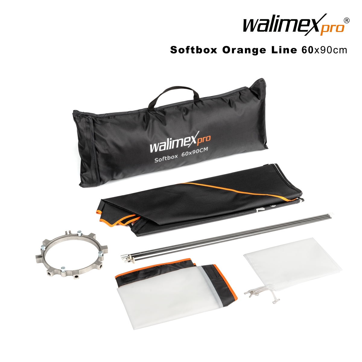 Walimex pro Softbox Orange Line 60x90