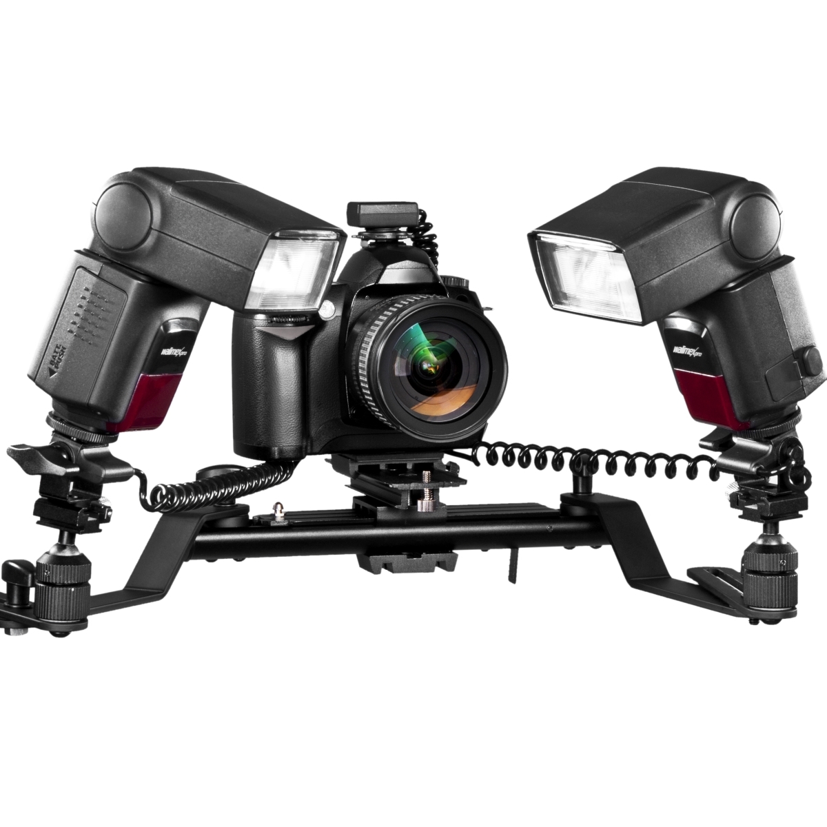 Walimex 2-fach Spiral-Blitzkabel Panasonic