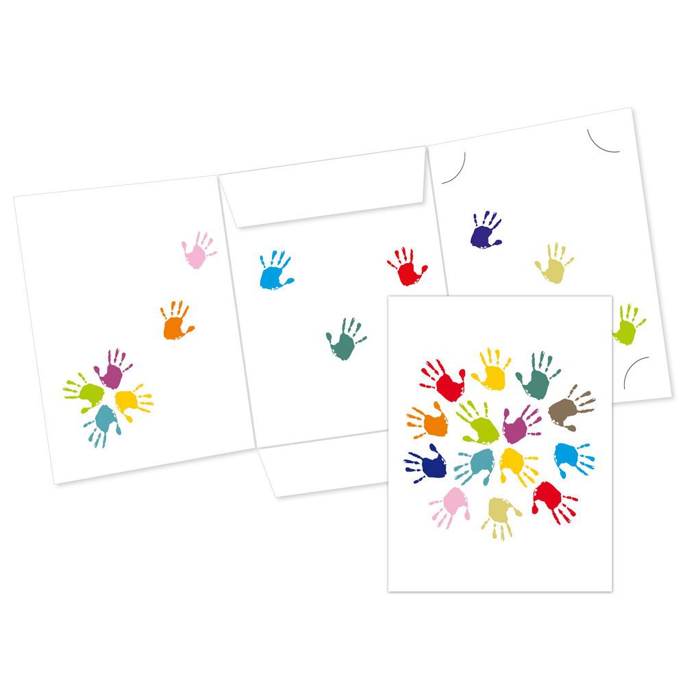 Kombi-Einlegemappe Motiv Hände