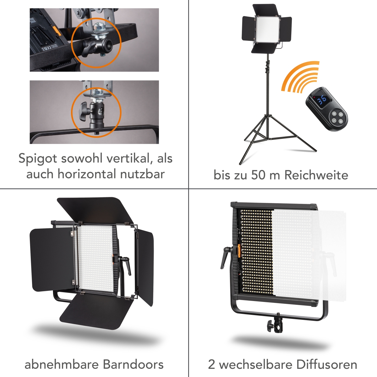 Walimex pro LED Niova 100-F Pro 100W Bi Color