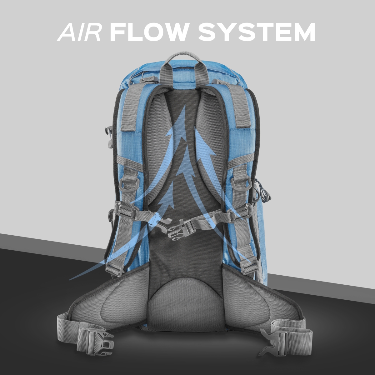 Mantona Elements Outdoor Rucksack blau