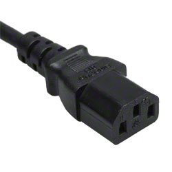 Walimex Stromkabel für die Schweiz 370cm, Netzkabel auf Kaltgeräte Anschluss