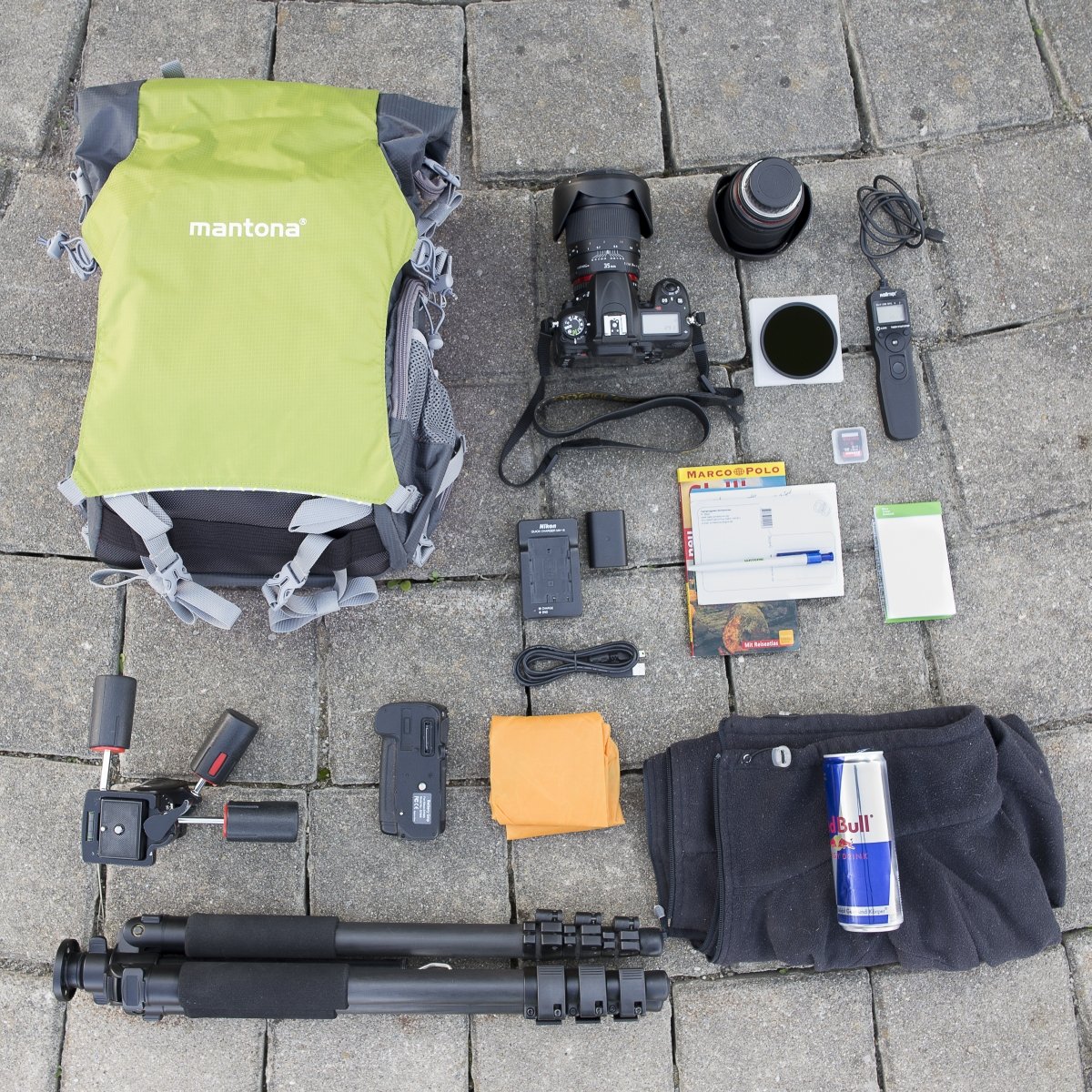 Mantona Kamerarucksack elementsPro 30 grün