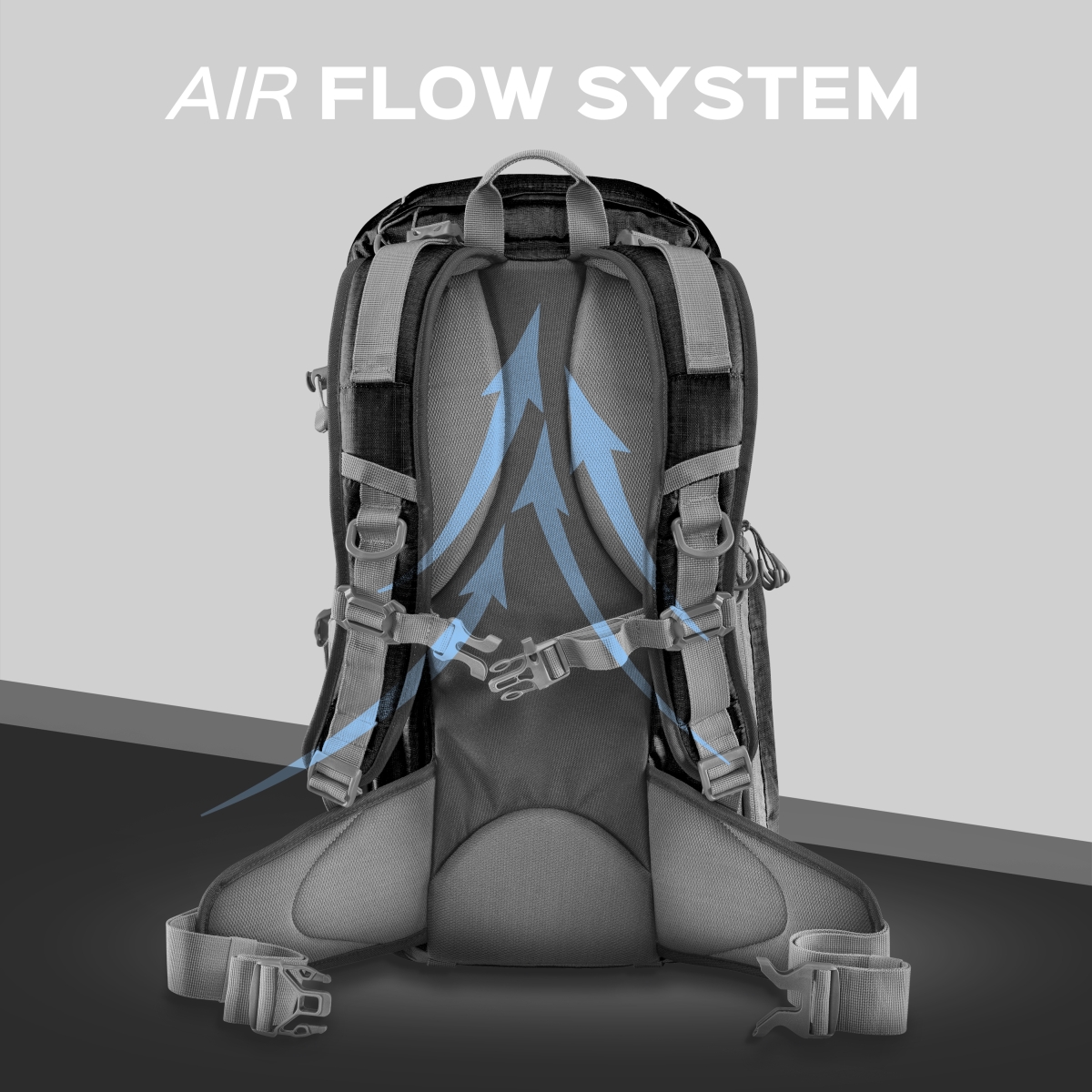 Mantona elements Outdoor Rucksack schwarz