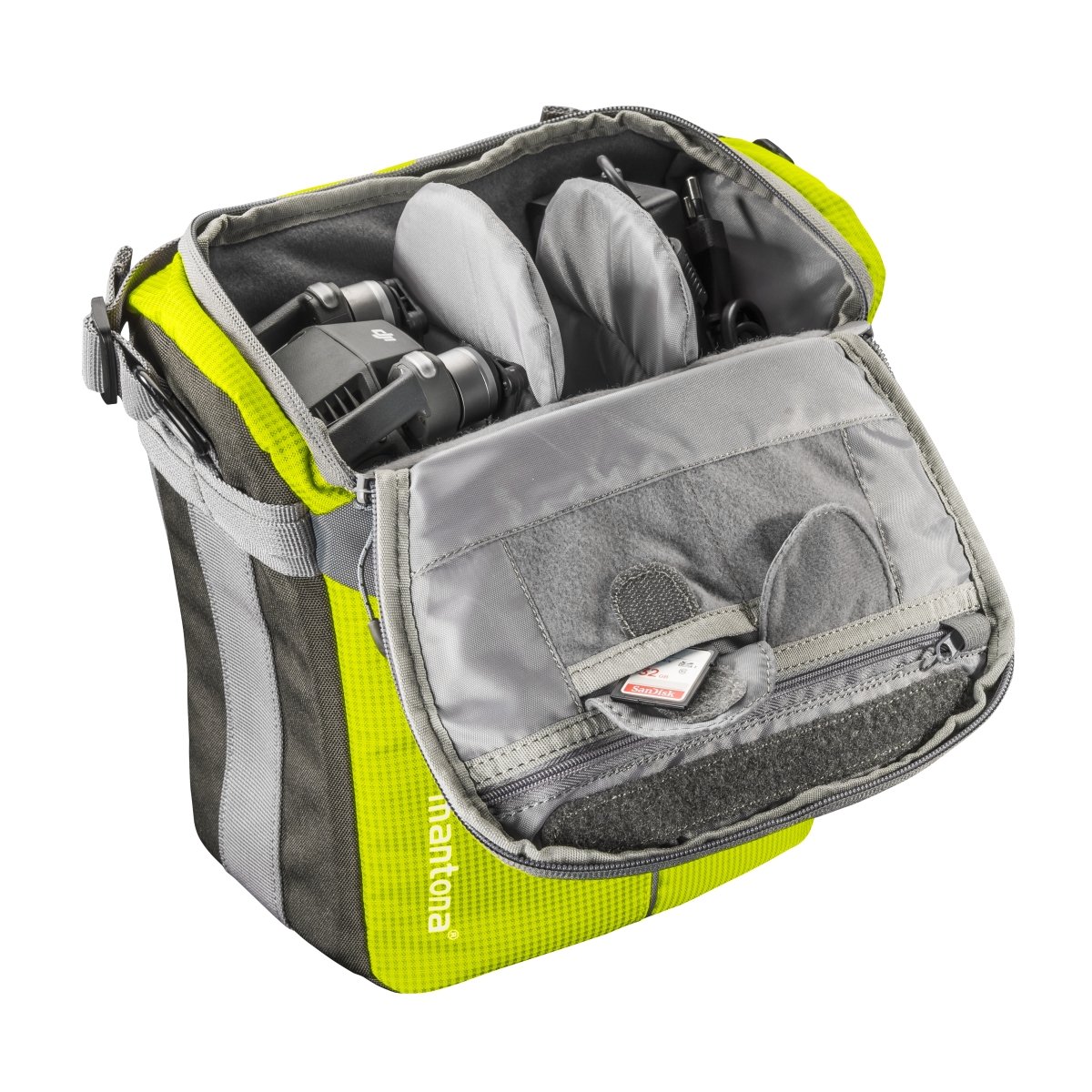 Mantona elements Outdoor Rucksack hellgrün