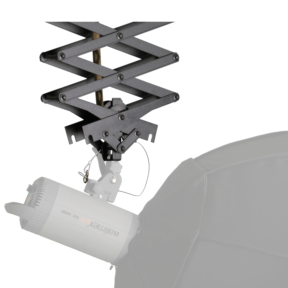 Walimex Deckenschienensystem 4x3m, mit 3 Scheren