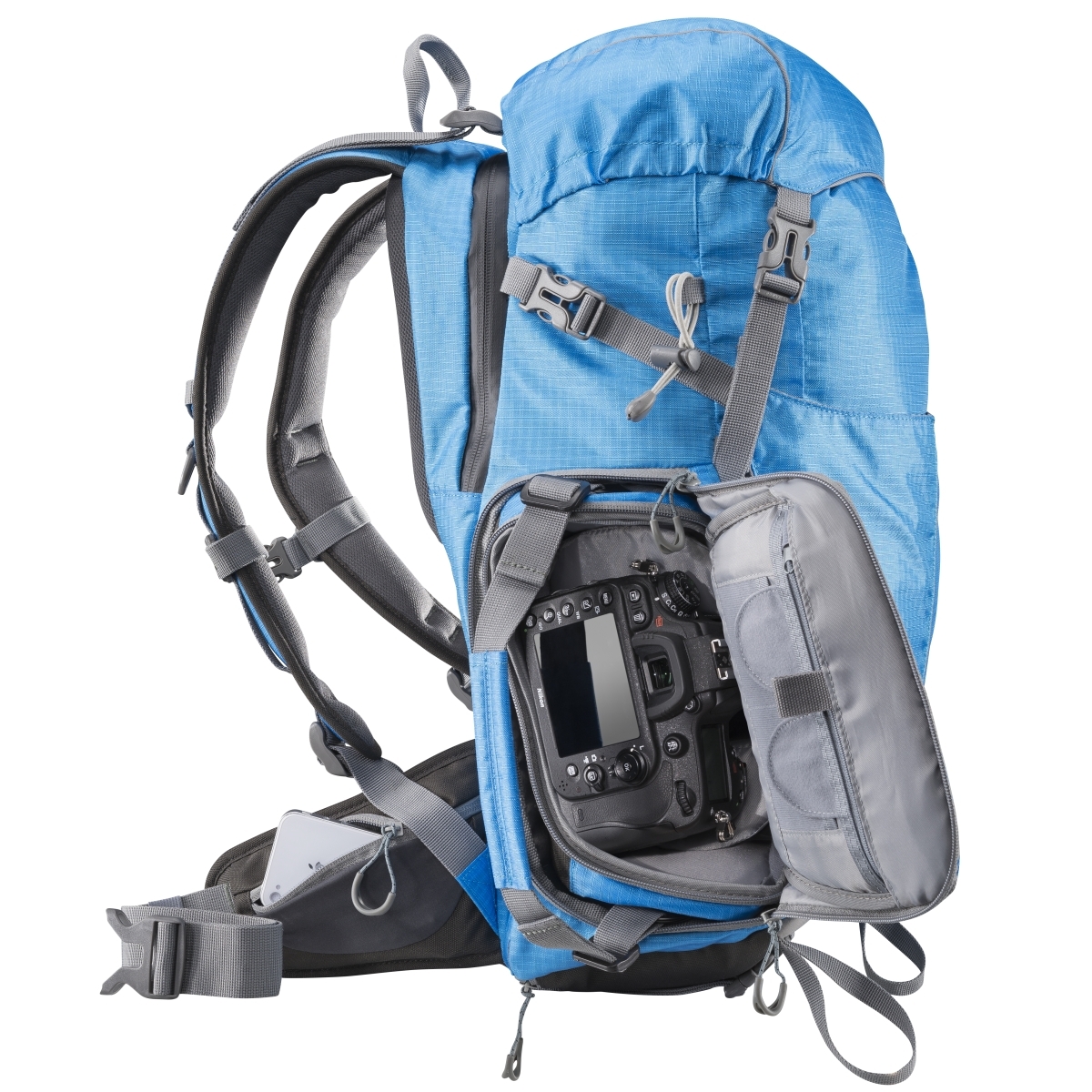 Mantona Elements Outdoor Rucksack blau
