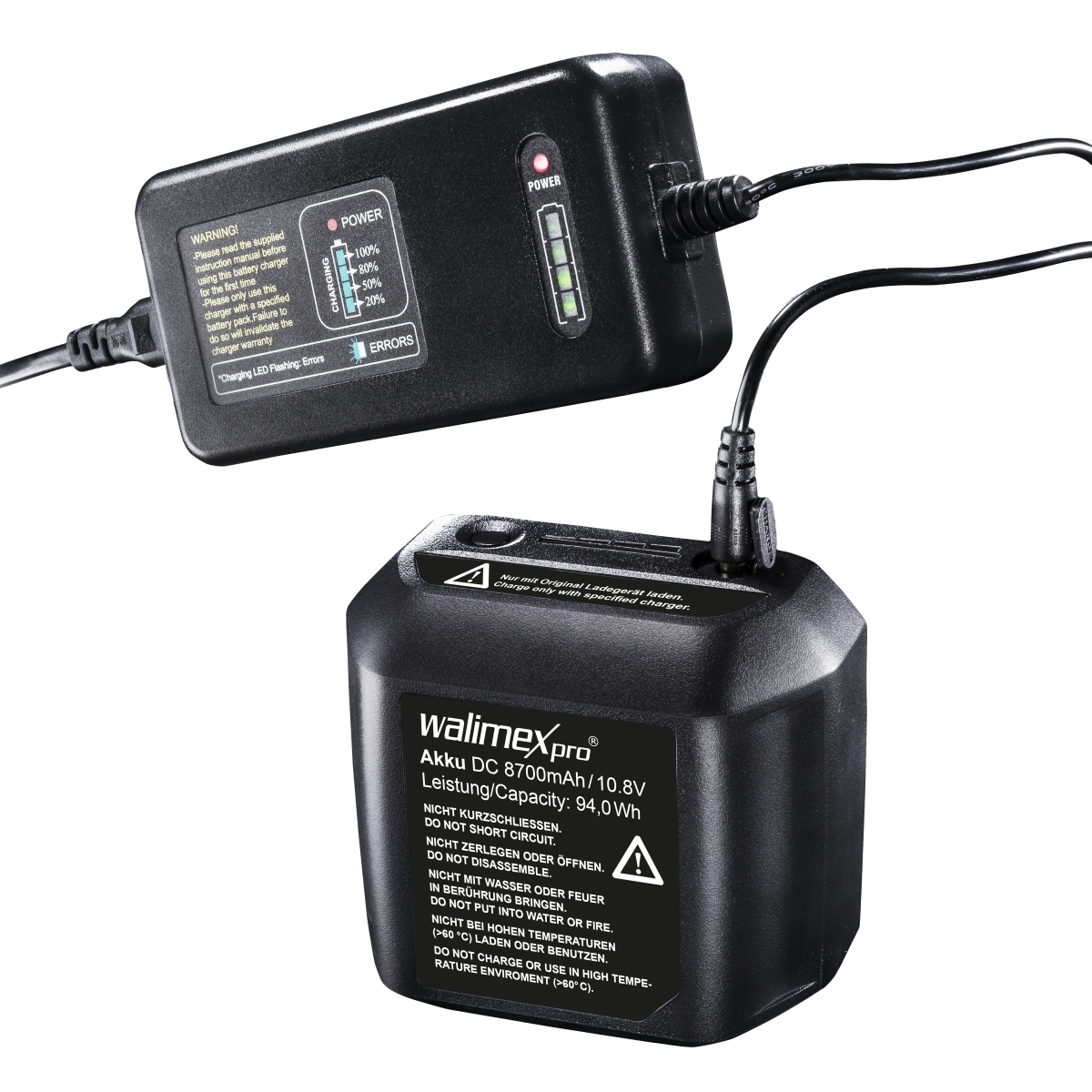 Walimex pro LED2Go 60 Daylight Foto Video Leuchte