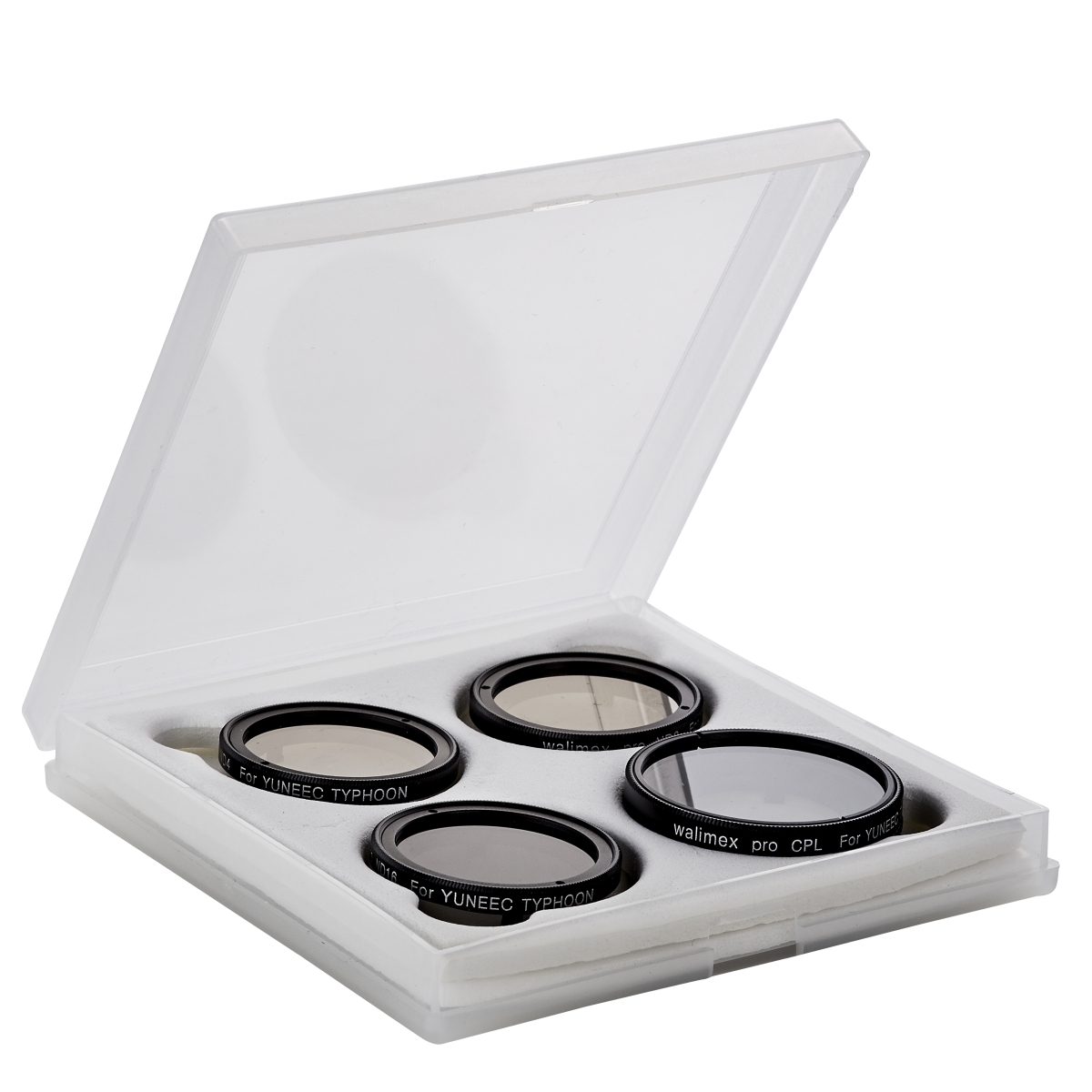 Walimex pro CPL, ND 4, 8 & 16 Drohnenfilter Set Yuneec Typhoon H, Q500, CGO3