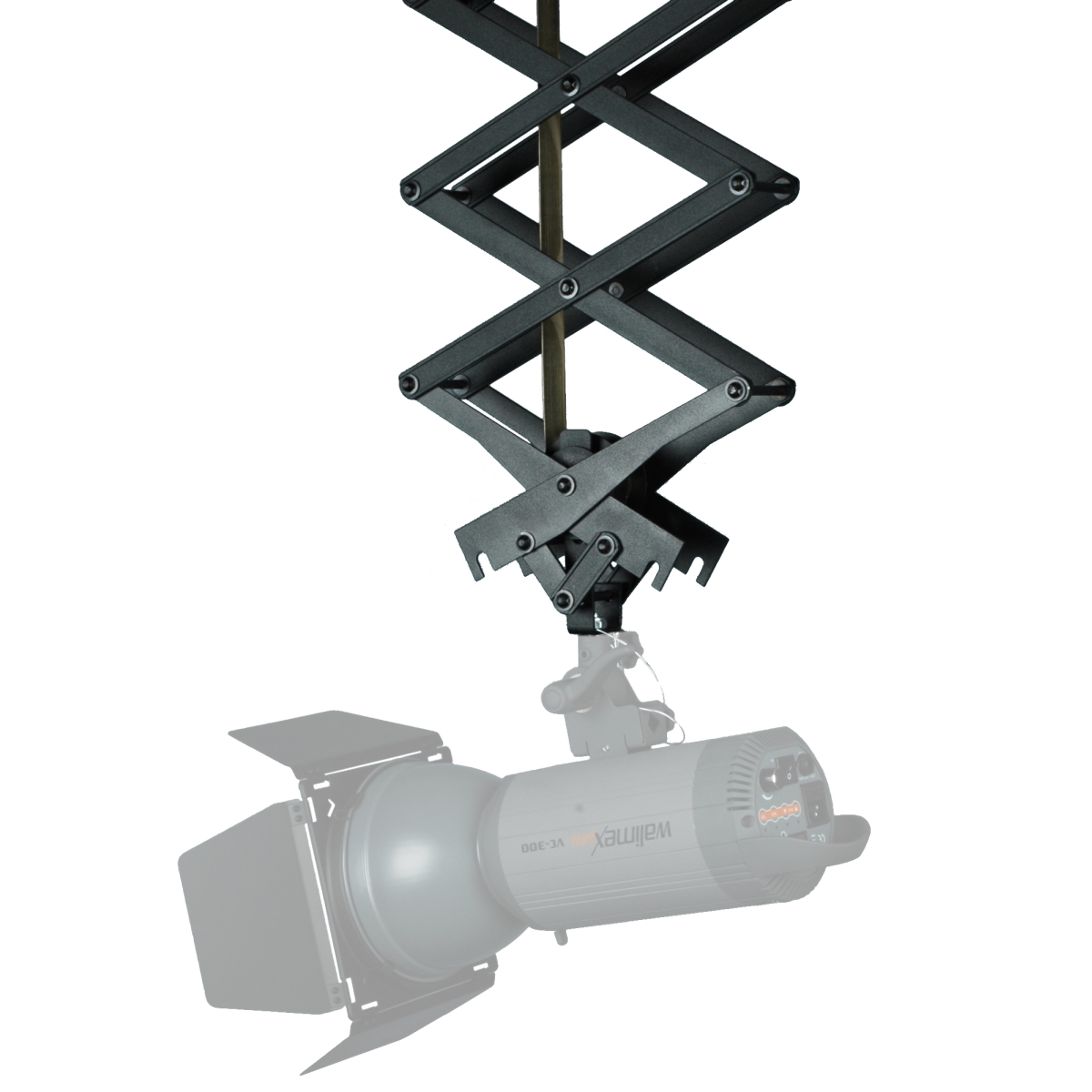Walimex Deckenschienensystem 4x3m, mit 3 Scheren