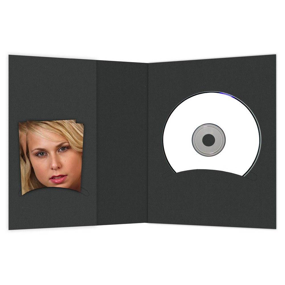 CD/DVD Bewerbungsbildmappe schwarz