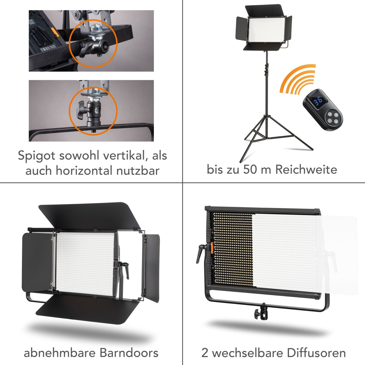 Walimex pro LED Niova 150-F Pro 150W Bi Color