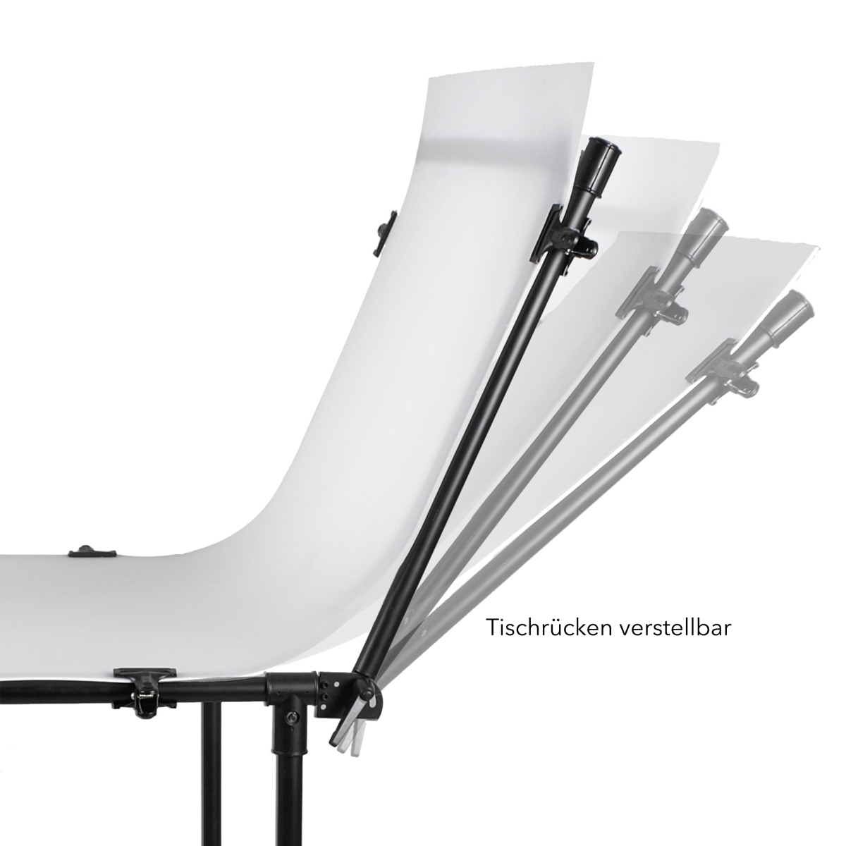 Walimex Aufnahmetisch Basic L, Aufnahmehöhe 80cm