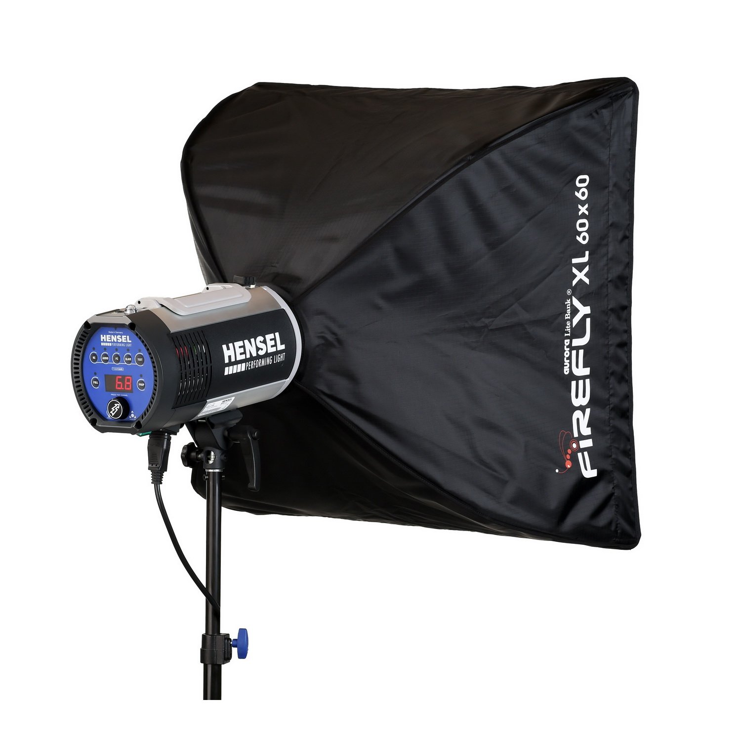 Aurora Firefly XL Falt-Softbox 60 x 60 cm für Aurora/Bowens (FXL 66S BW)