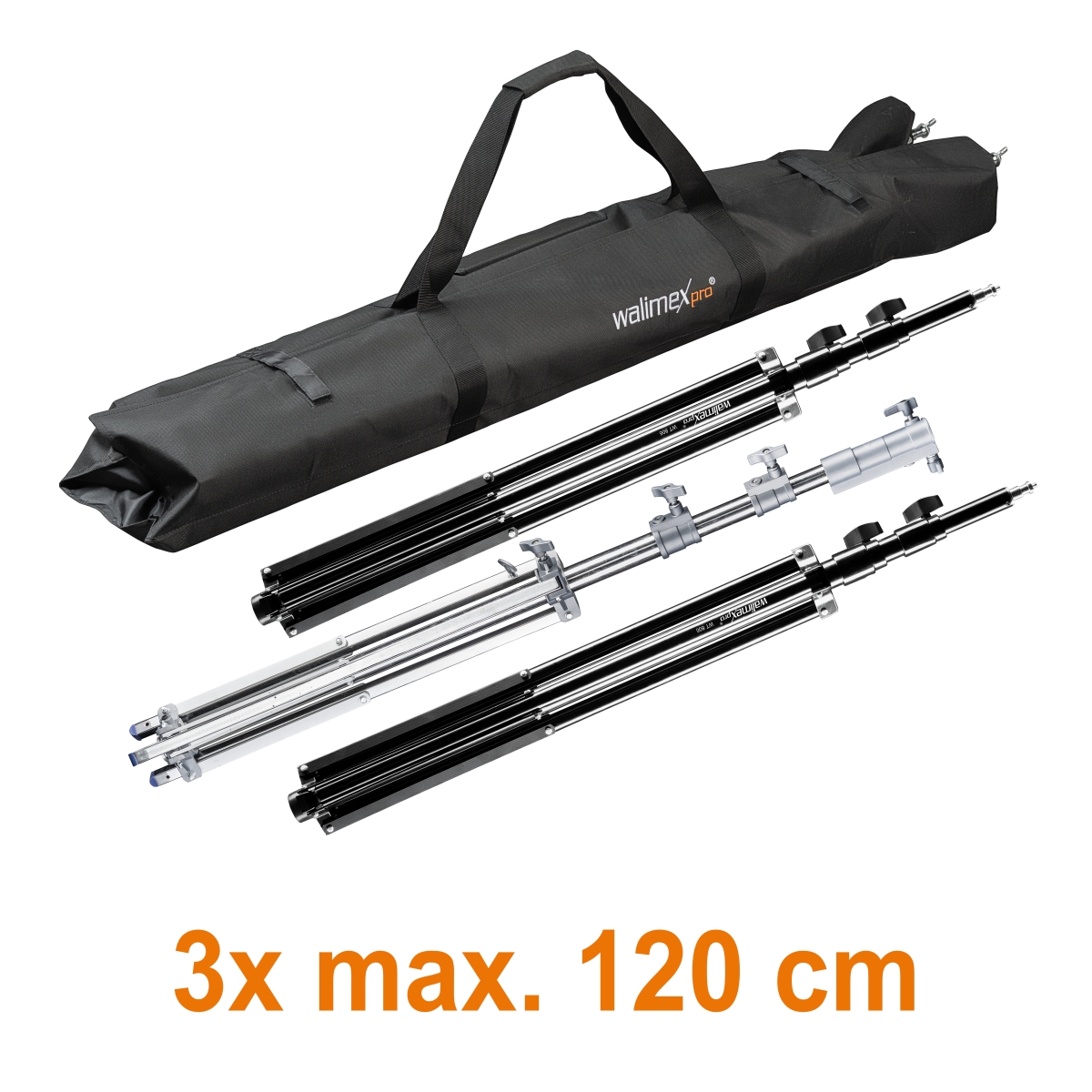 Walimex pro Stativtasche Vario 120 für 3 Stative bis 120 cm