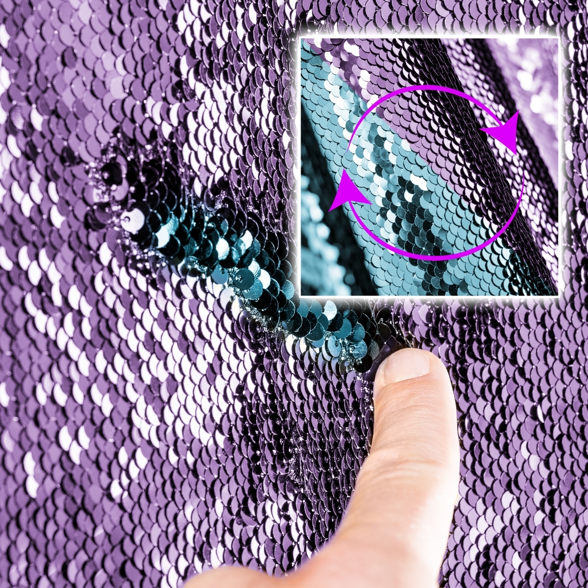 Walimex pro Paillettenhintergrund 2,6x2,4m rosa