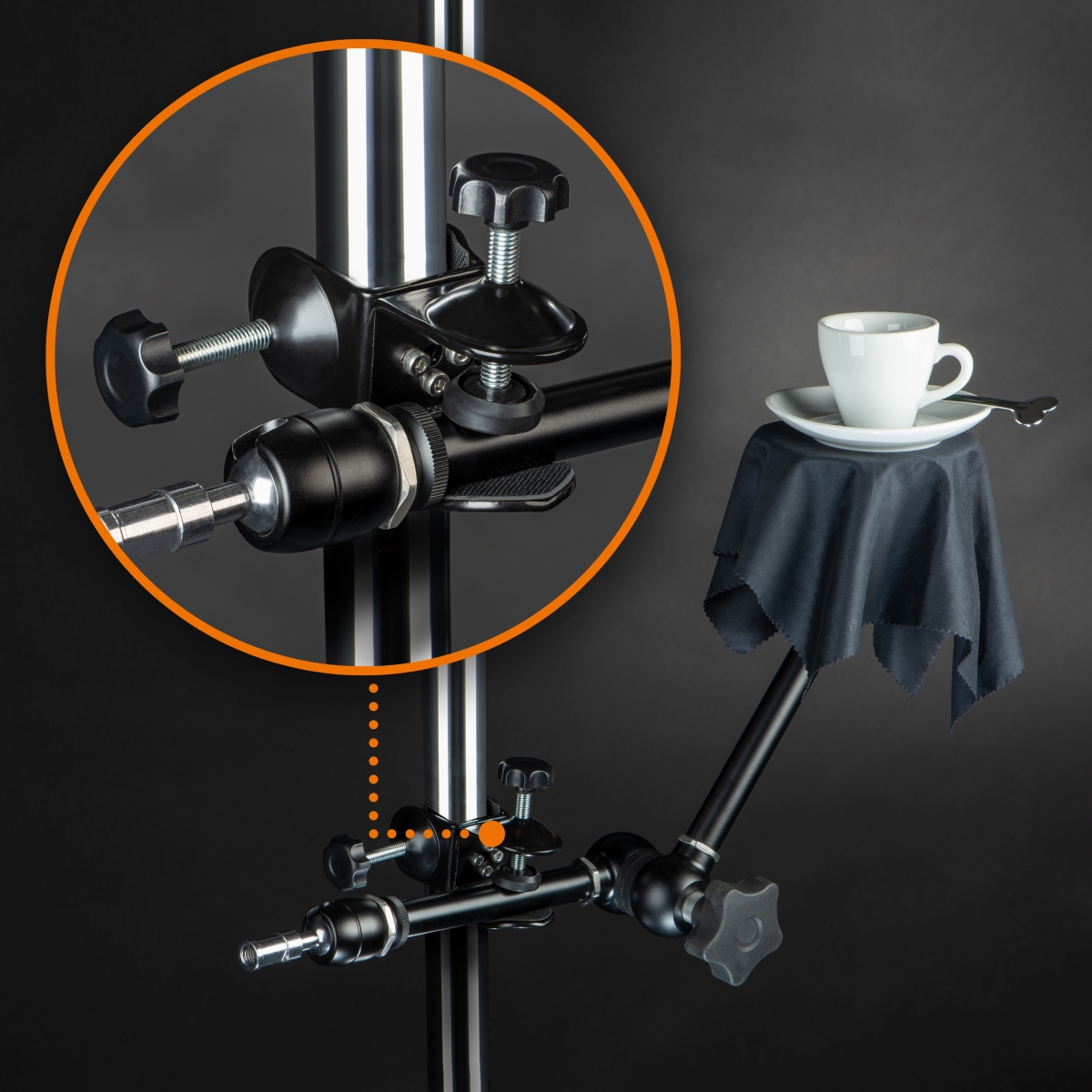 Walimex Doppel-Schraubklemme