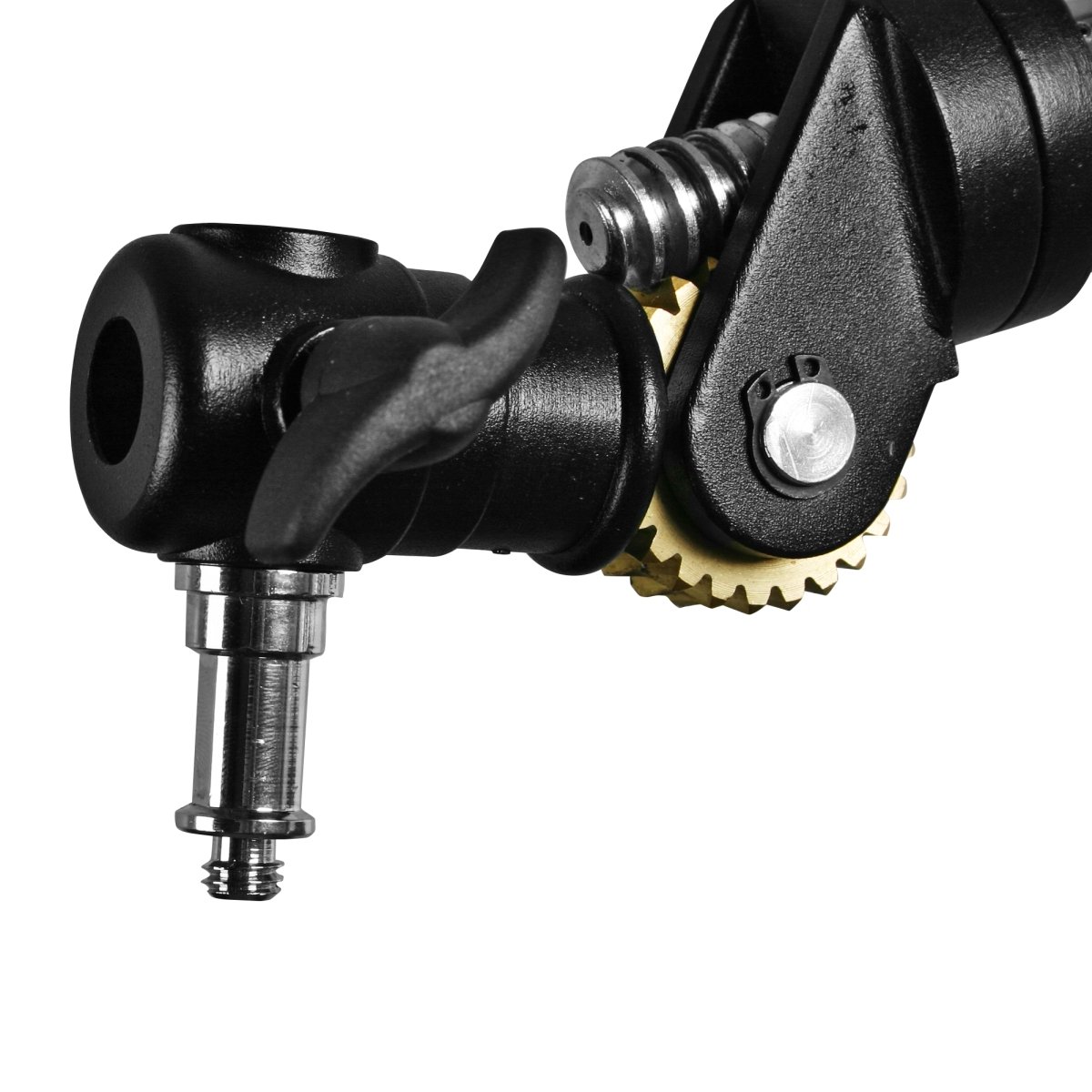 Walimex pro Wand-Lampenstativ Heavy Duty Deluxe mit Kurbel, 136-220cm