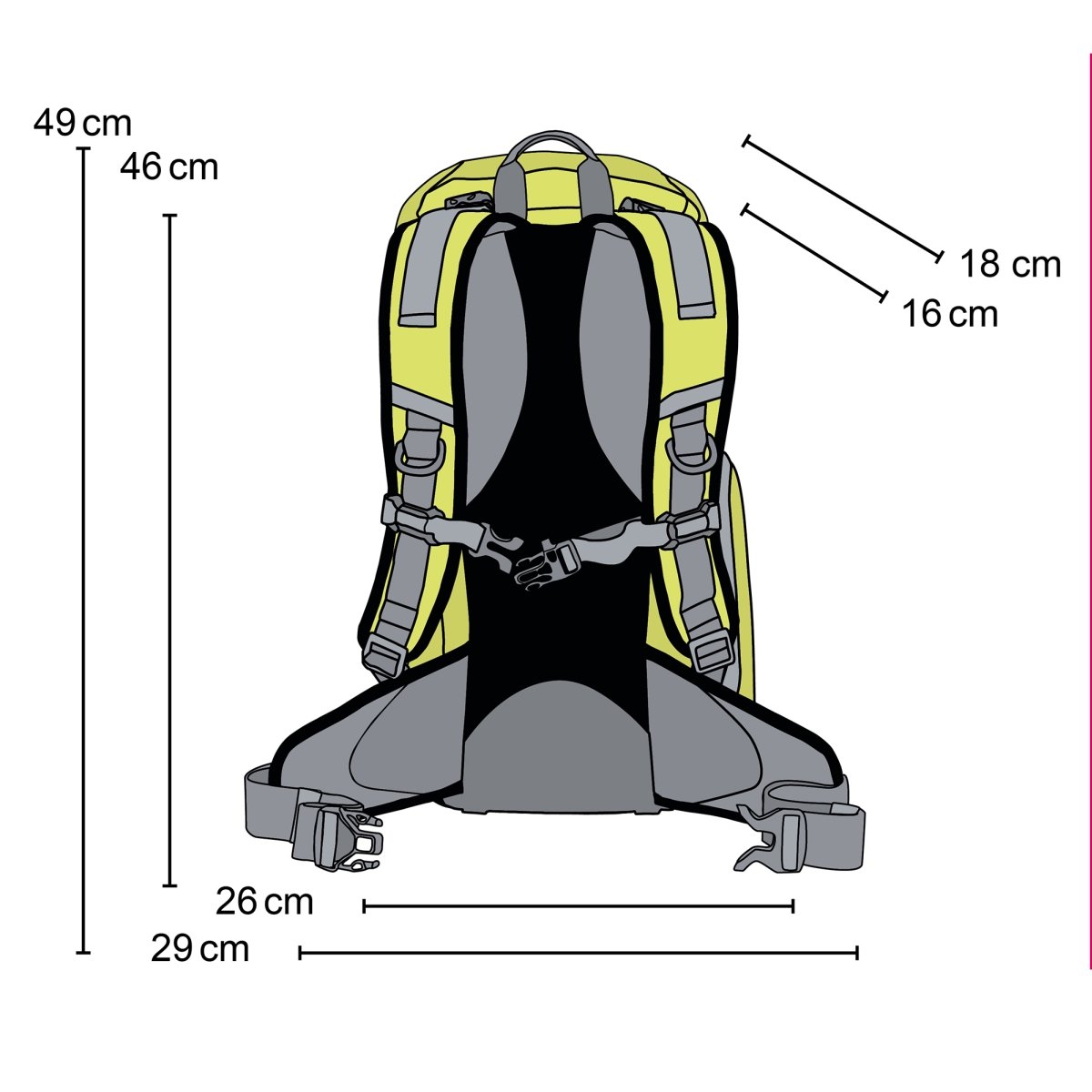 Mantona elements Outdoor Rucksack hellgrün