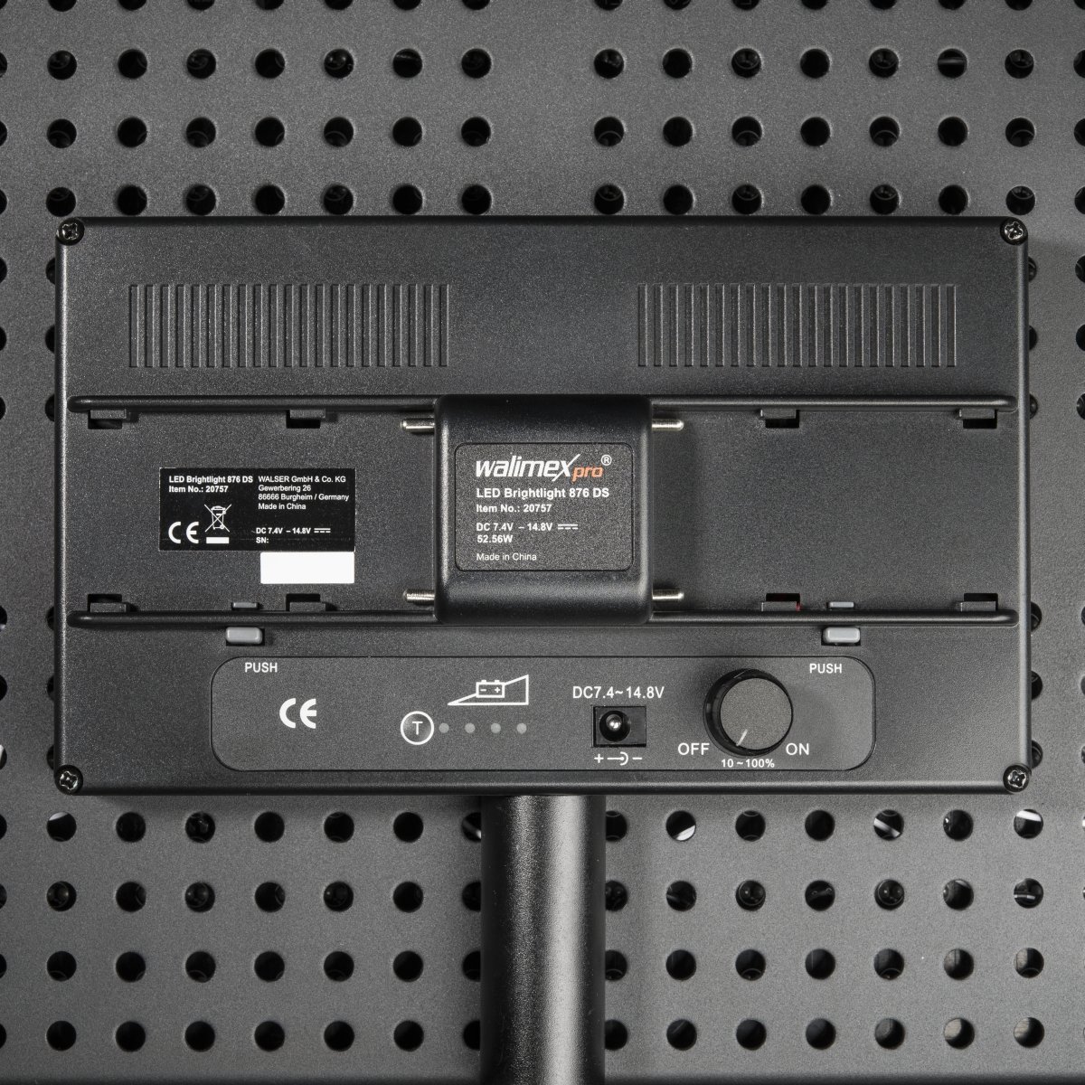 Walimex pro LED Brightlight 876 Daylight Akku Set