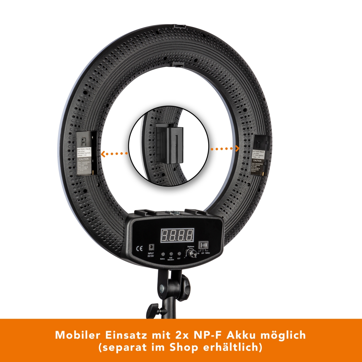 Walimex pro LED Rainbow 60W RGBW Ringleuchte