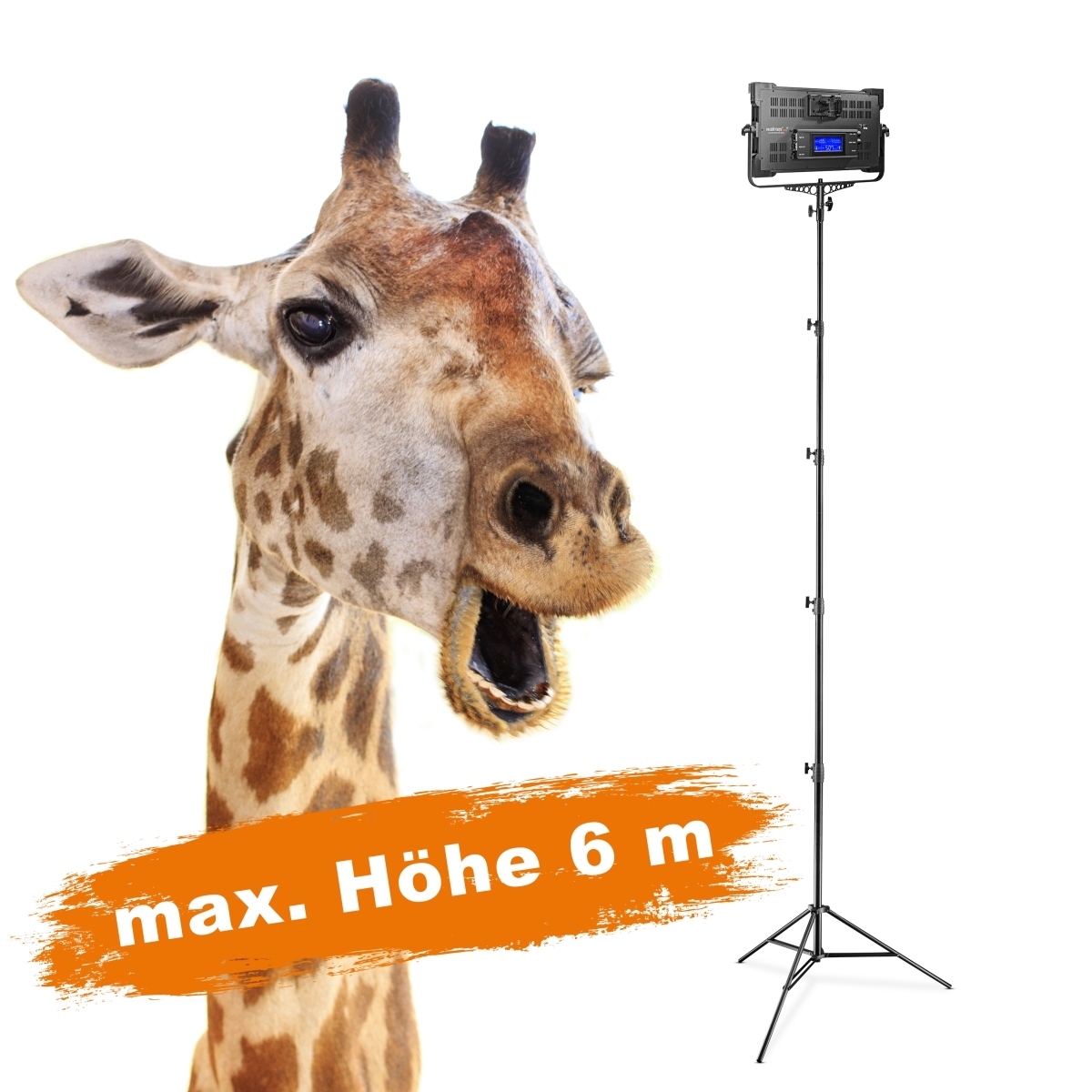 Walimex pro AIR Jumbo 600 Lampenstativ 600 cm