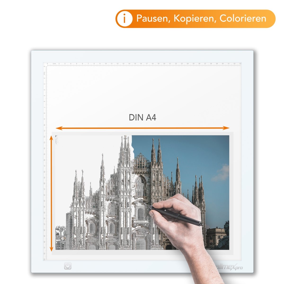 Walimex pro LED Leuchttisch Shining White 380 15W