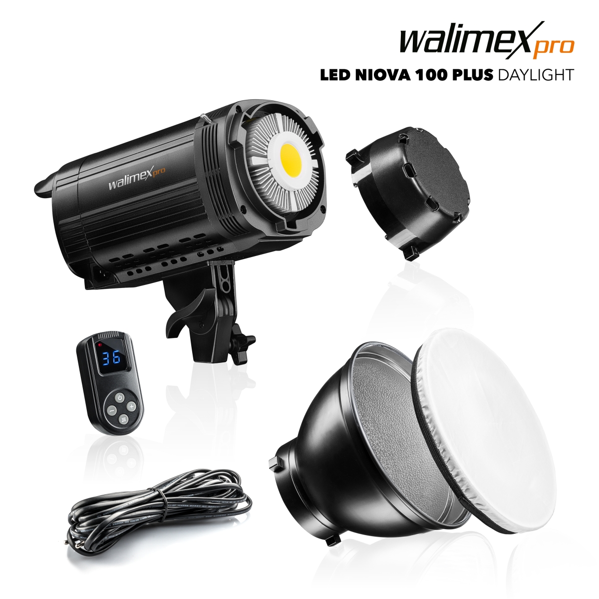 Walimex pro LED Niova 100 Plus Daylight 100W Foto Video Studioleuchte