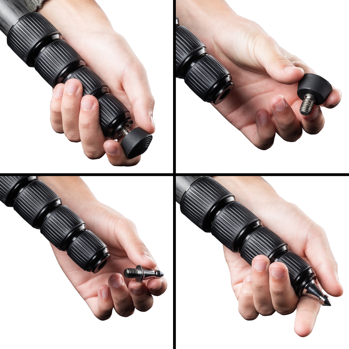 Mantona Pro ONE 165C Carbon Einbeinstativ 165cm