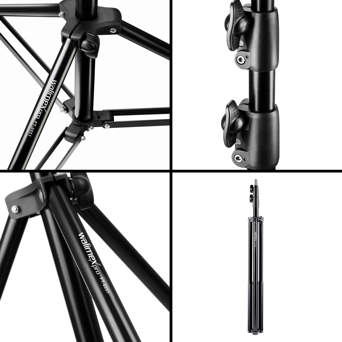 Walimex pro LED Versalight 500 Bi Color 2er Set 2x Leuchte 2x Stativ