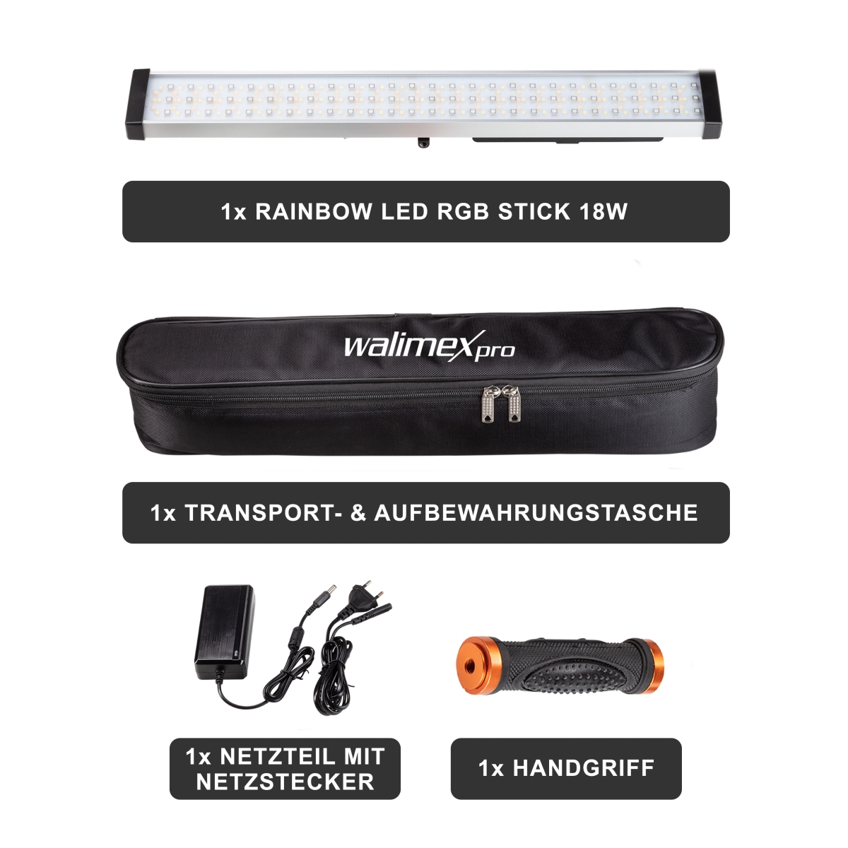 Walimex pro LED Rainbow RGB Stick 18W