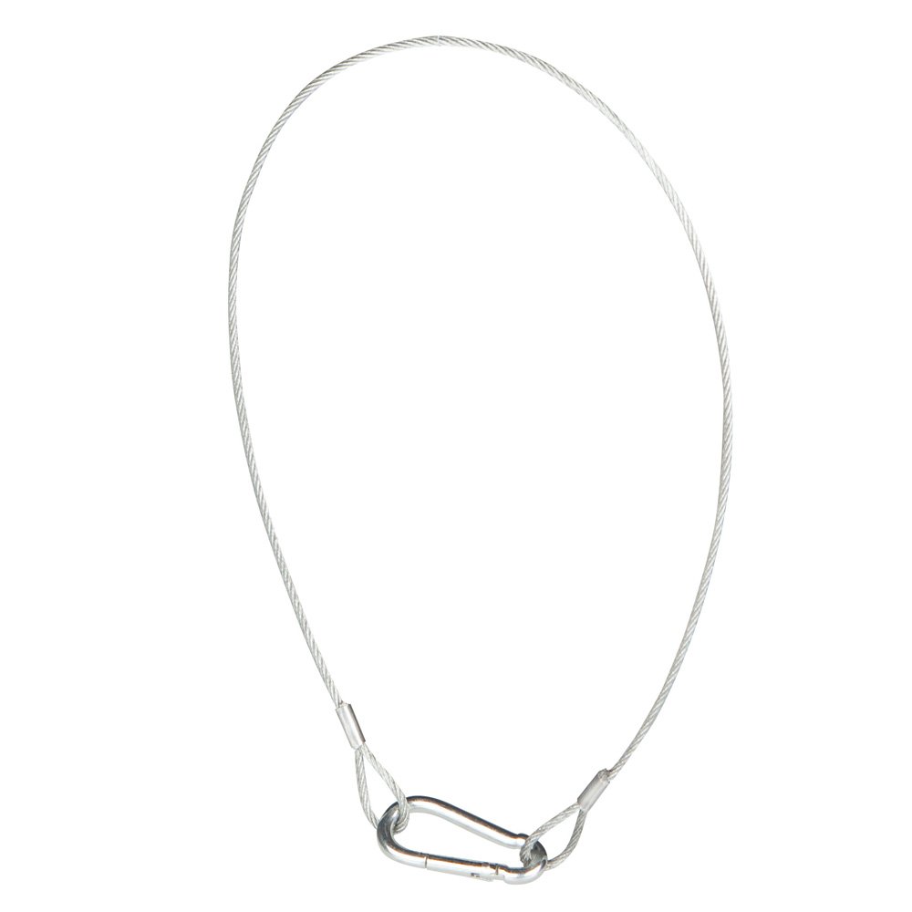 Sicherungsseil für Geräte alu/silber