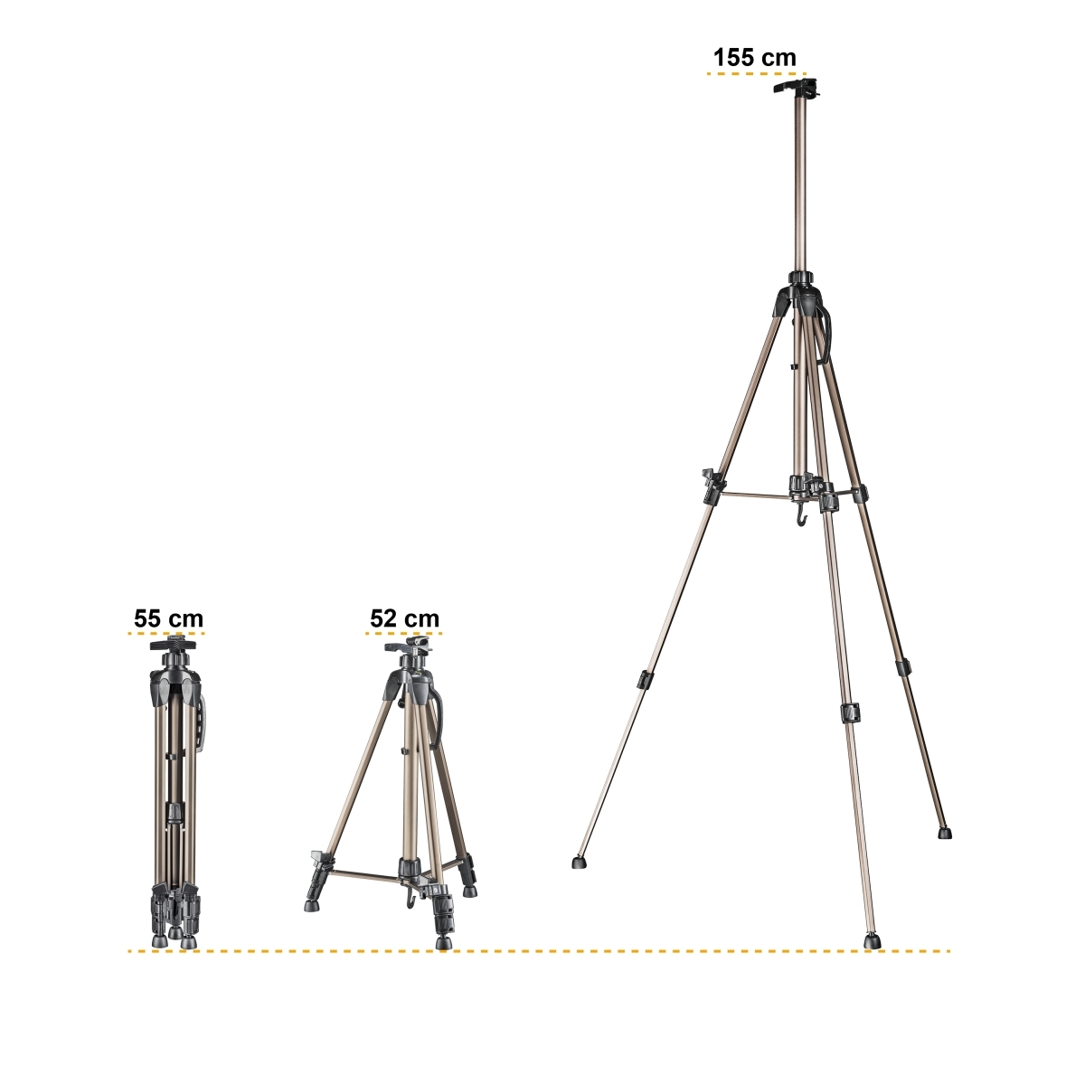 Mantona Malstaffelei, 155cm bronze