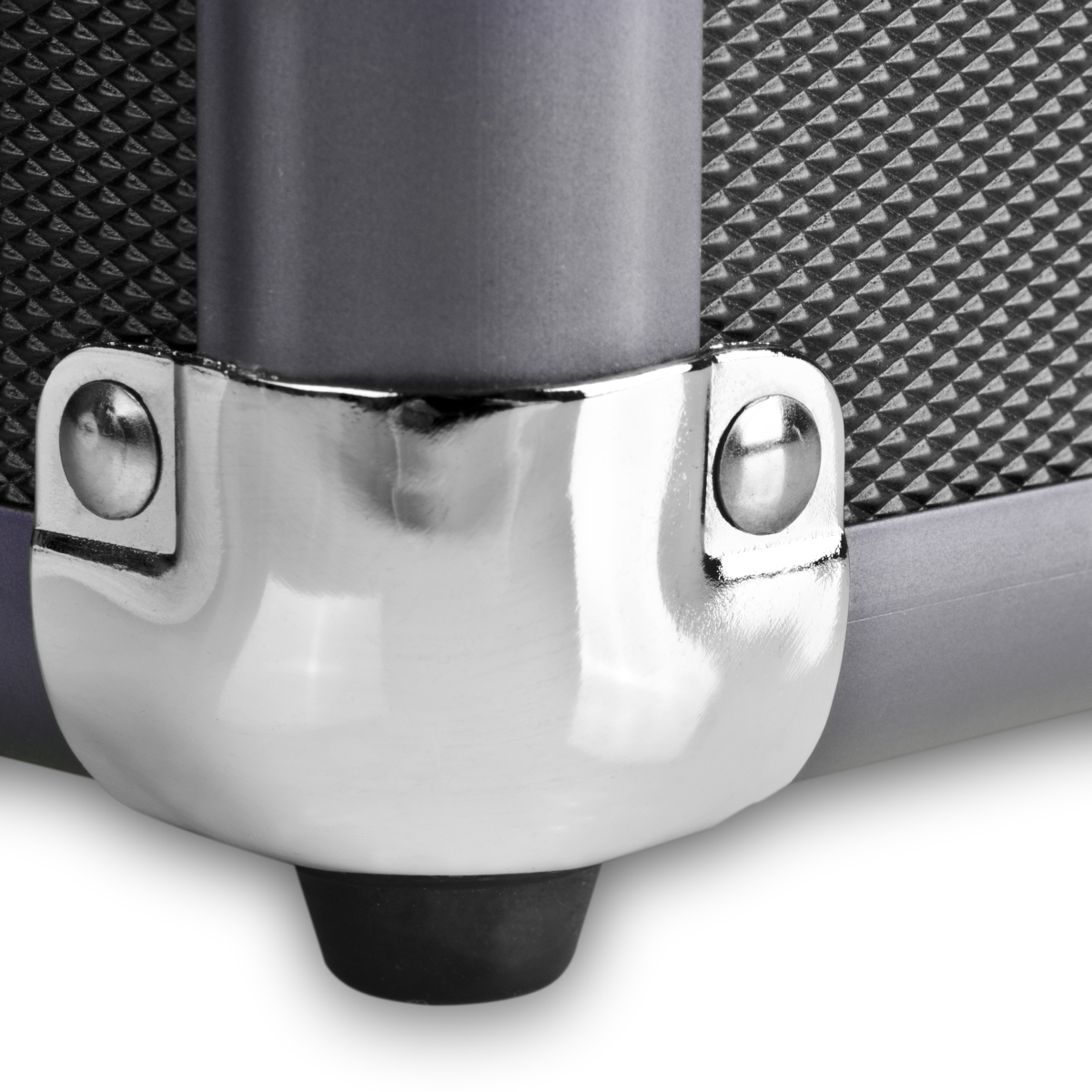 Mantona Foto-Koffer Basic M, schwarz/metallic