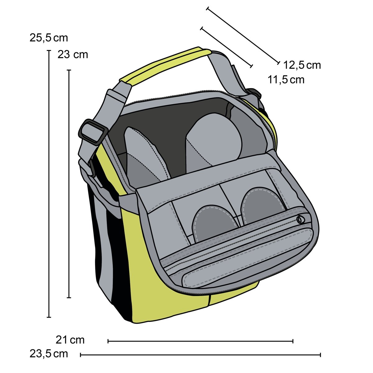 Mantona elements Outdoor Rucksack hellgrün