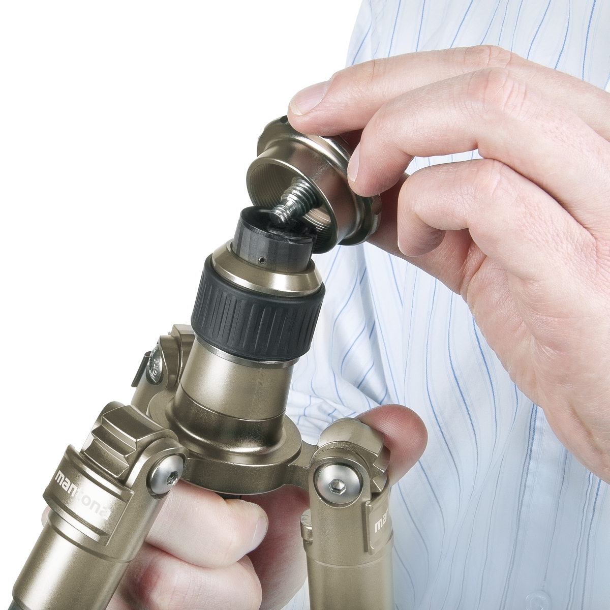 Mantona Titanium Carbon Stativ, 170cm