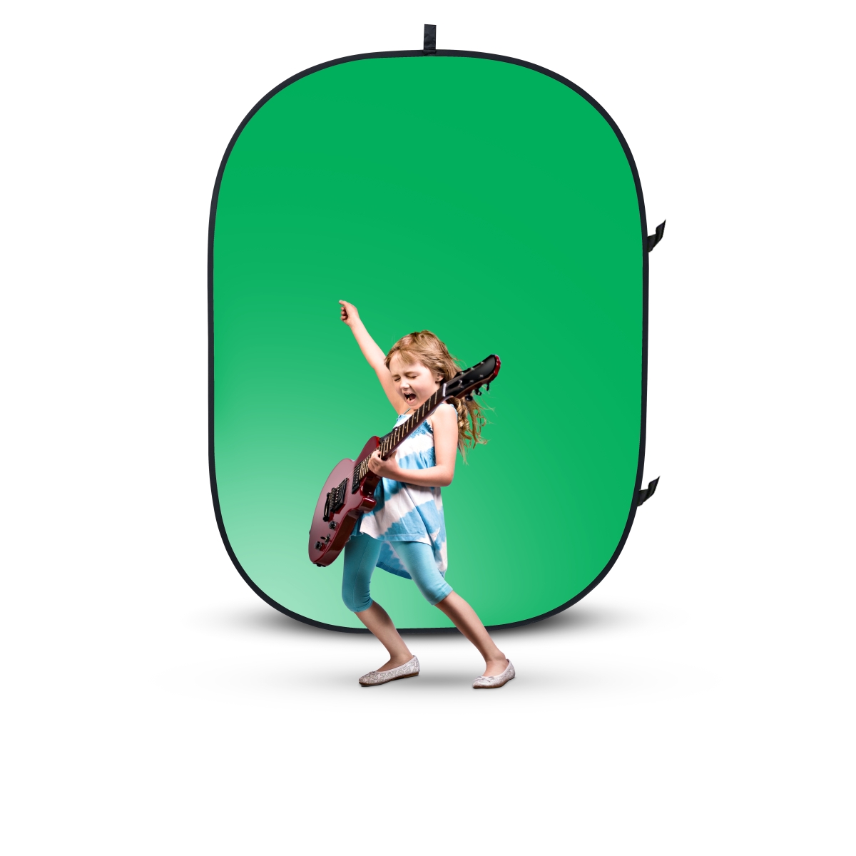 Walimex pro Falthintergrund grün 150x200cm